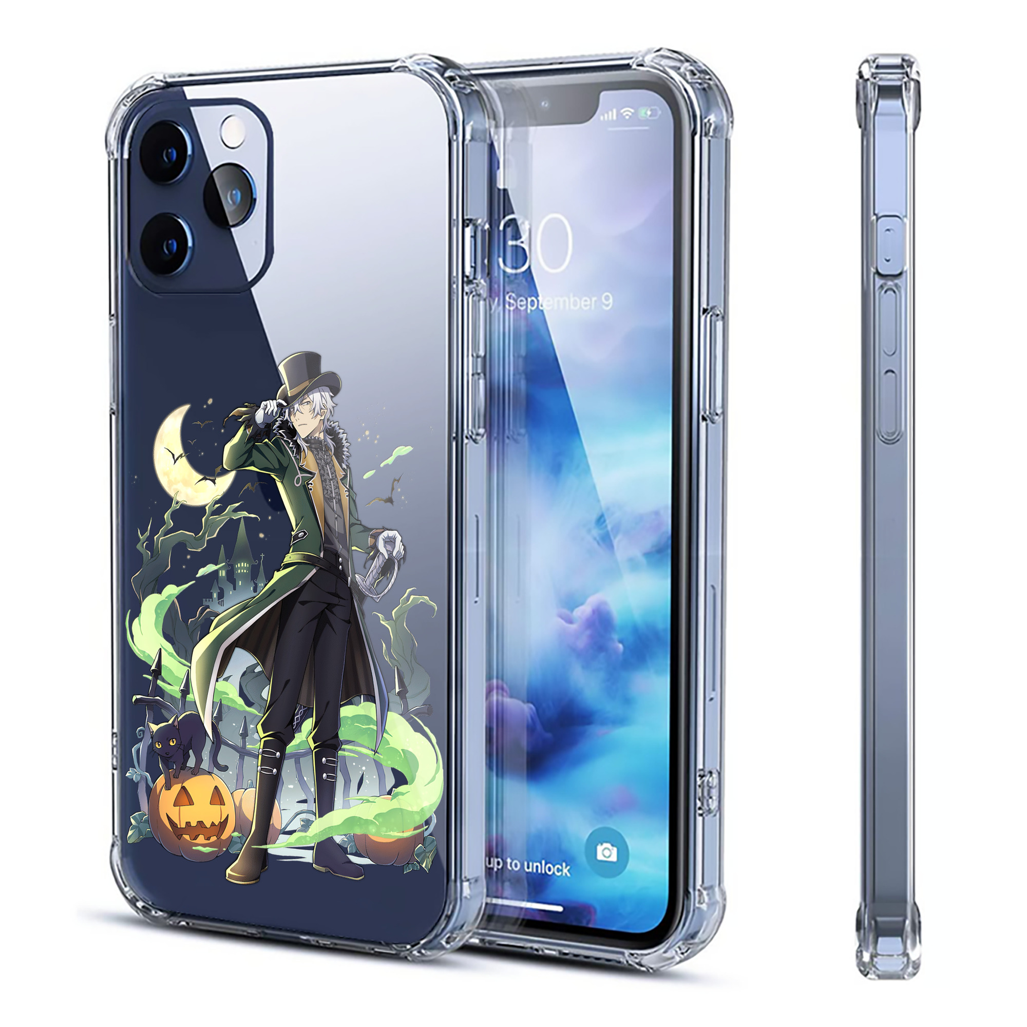 （画像用） 文豪ストレイドッグス Bungo Stray Dogs 【iPhone 12シリーズ対応】透明スマホケース（クリアソフトケース）